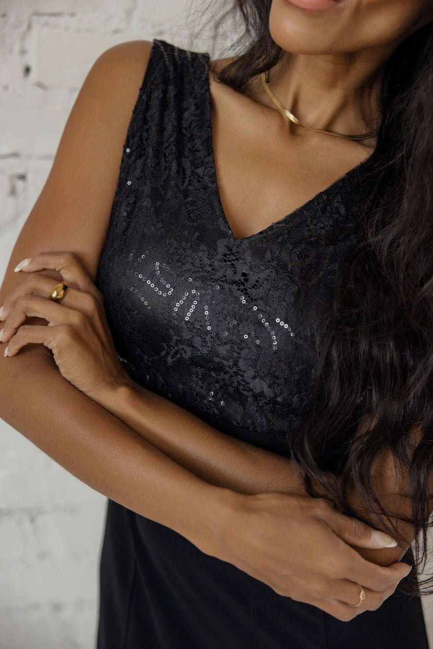 SALT Gala Timeless Sequin Detail Dress - Mack & Harvie
