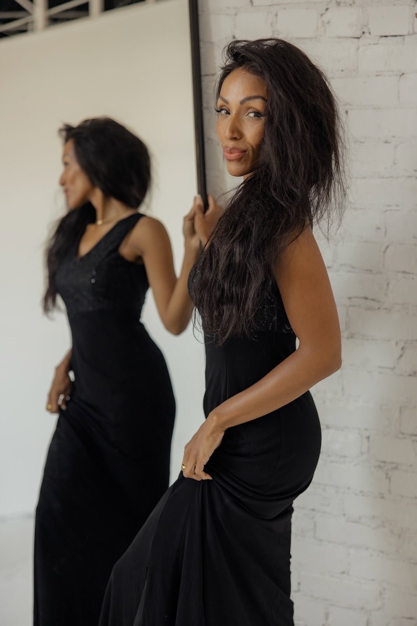 SALT Gala Timeless Sequin Detail Dress - Mack & Harvie
