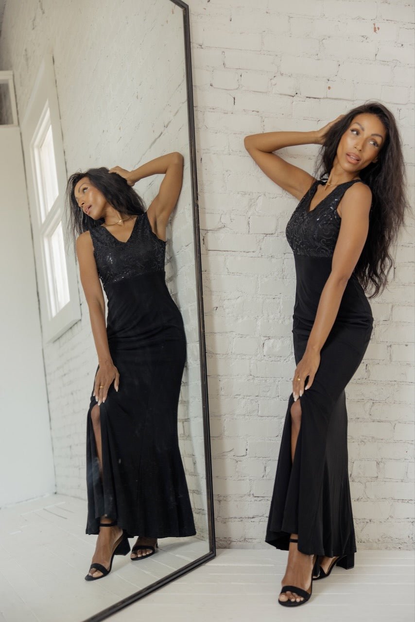 SALT Gala Timeless Sequin Detail Dress - Mack & Harvie