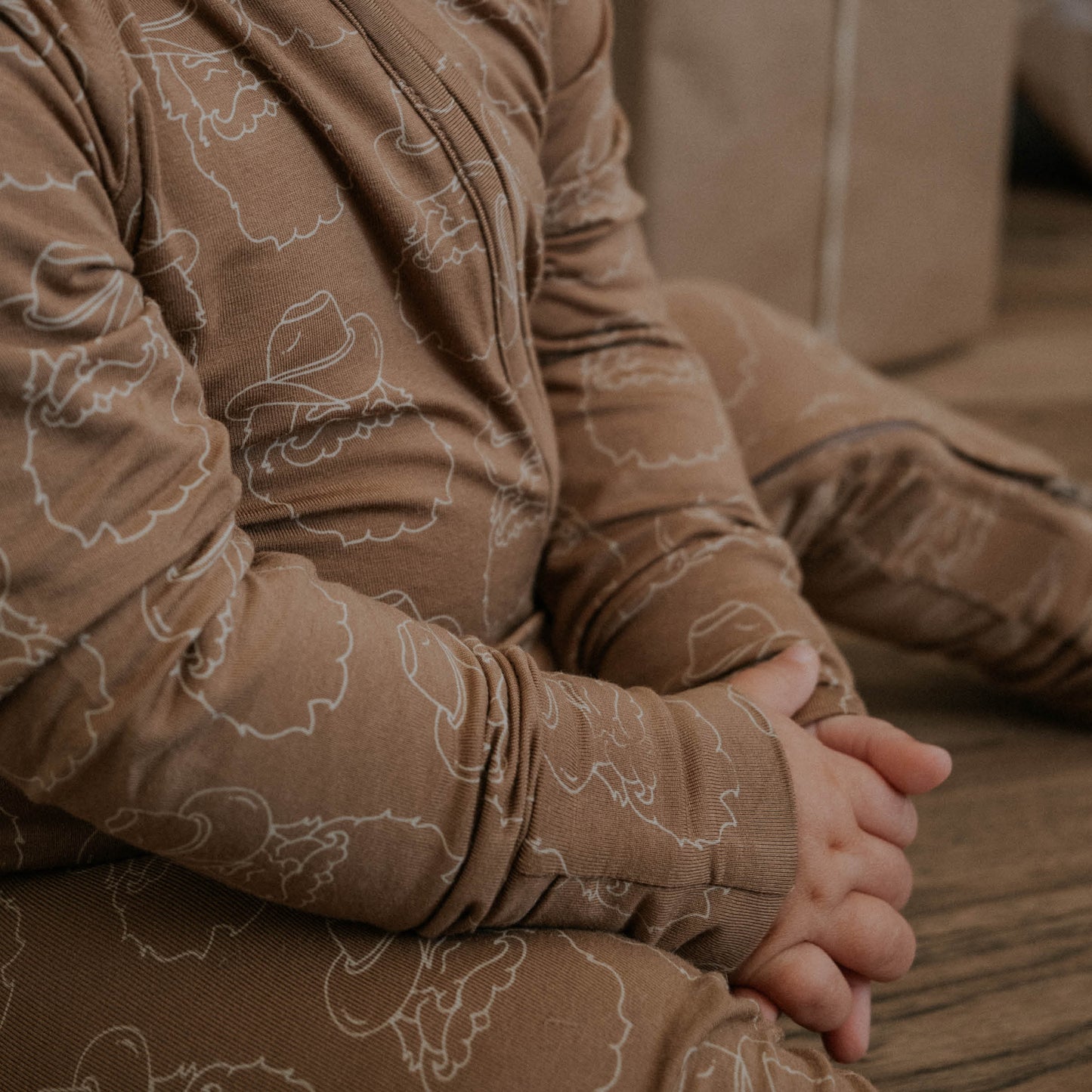 Ranch Santa | Bamboo Viscose Zip Romper