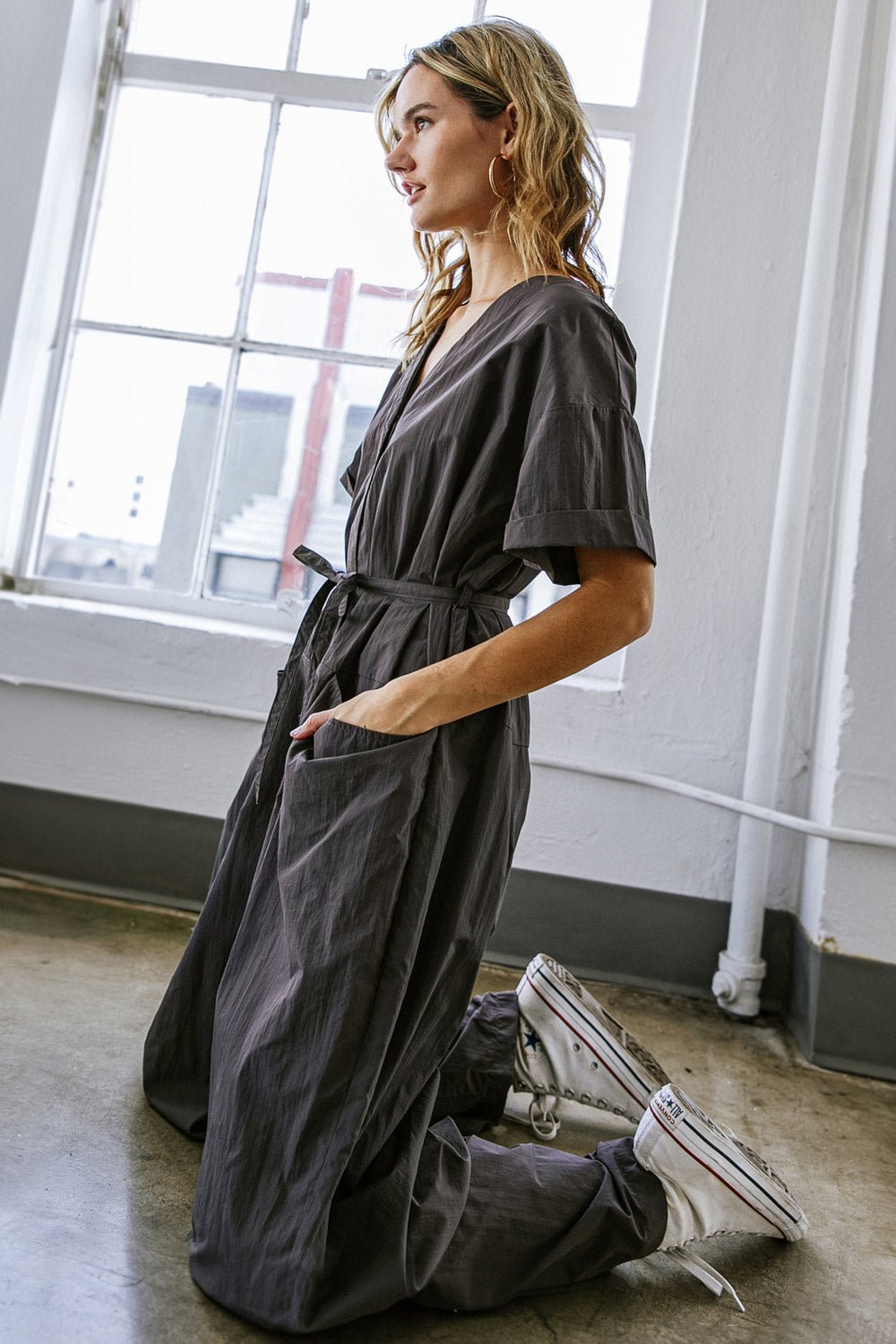 SAY IT AGAIN WOVEN JUMPSUIT - Mack & Harvie