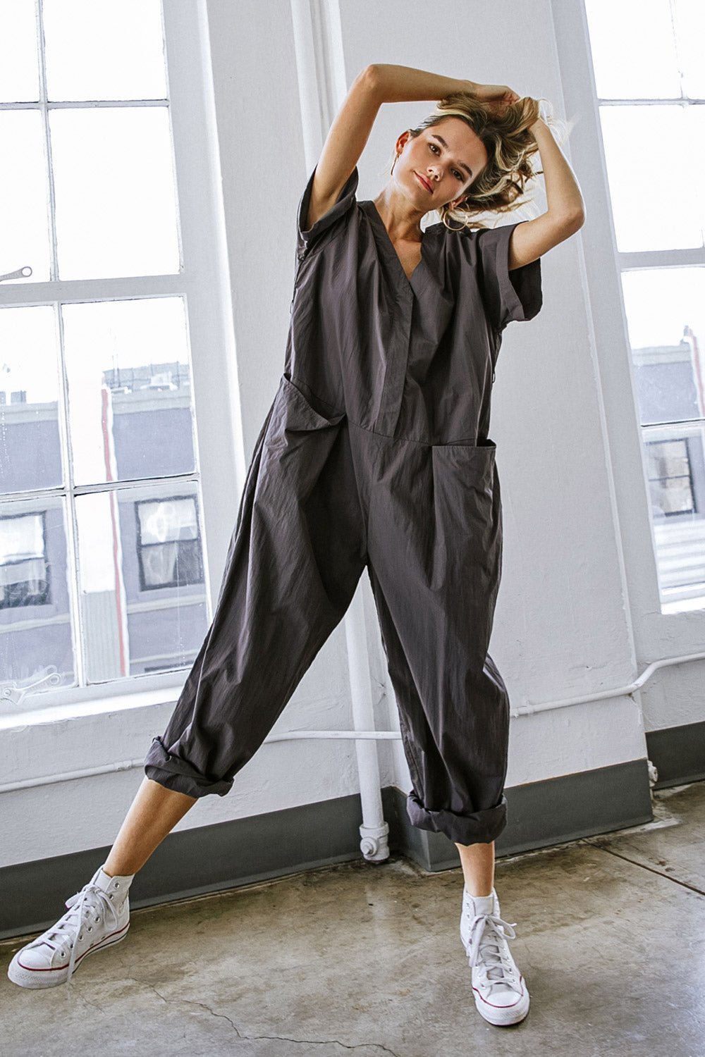 SAY IT AGAIN WOVEN JUMPSUIT - Mack & Harvie