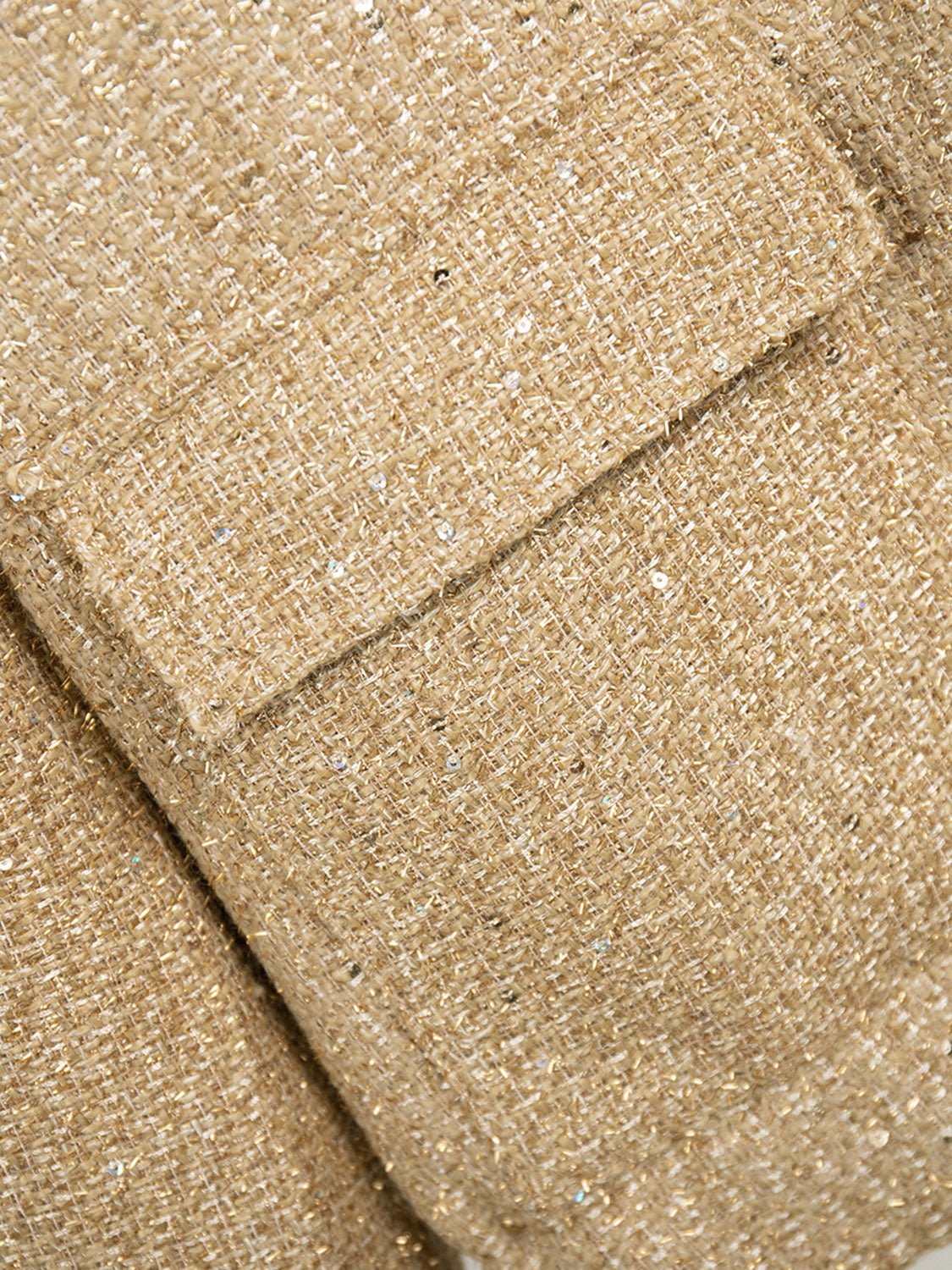 Sequin Detail Pocketed Long Sleeve Jacket - Mack & Harvie