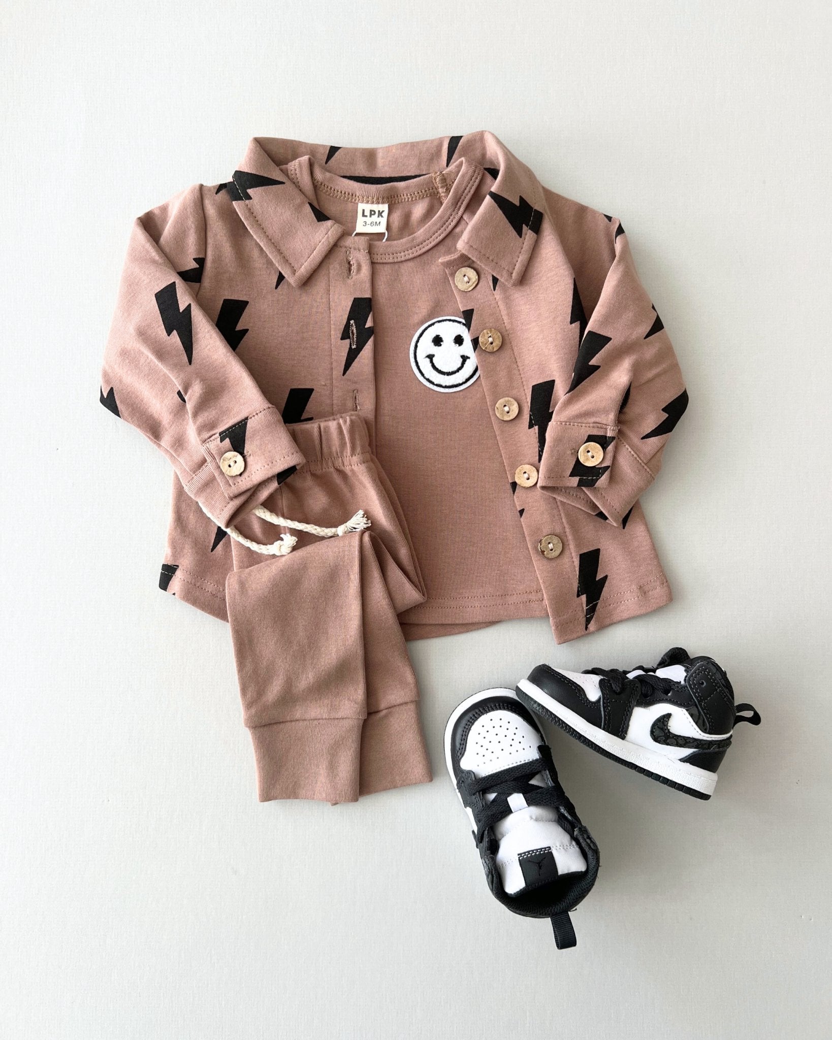 Shacket | Mocha Bolts - Mack & Harvie