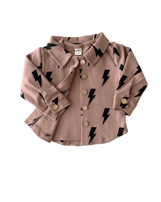 Shacket | Mocha Bolts - Mack & Harvie