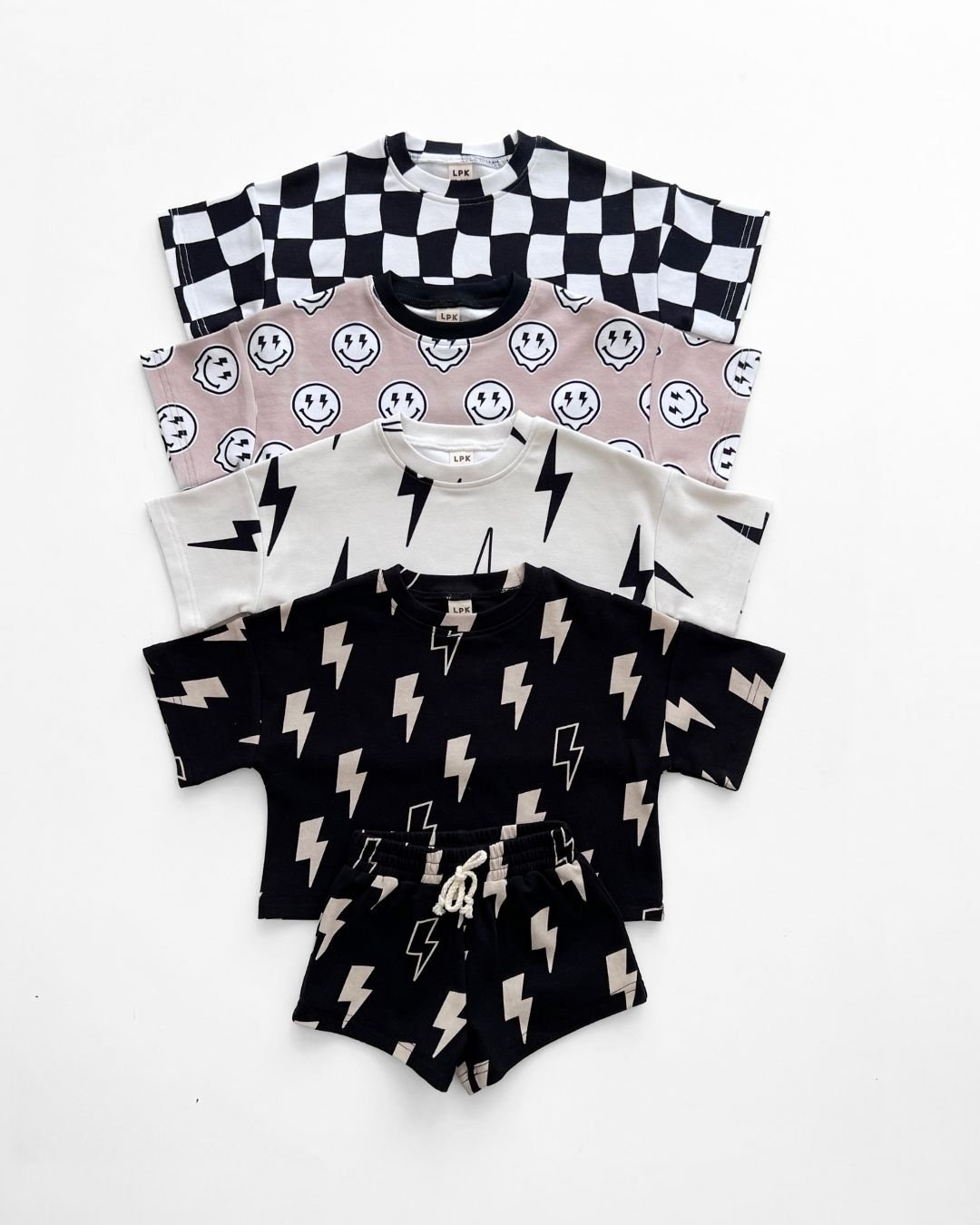 Shorts Set | Black Bolts - Mack & Harvie