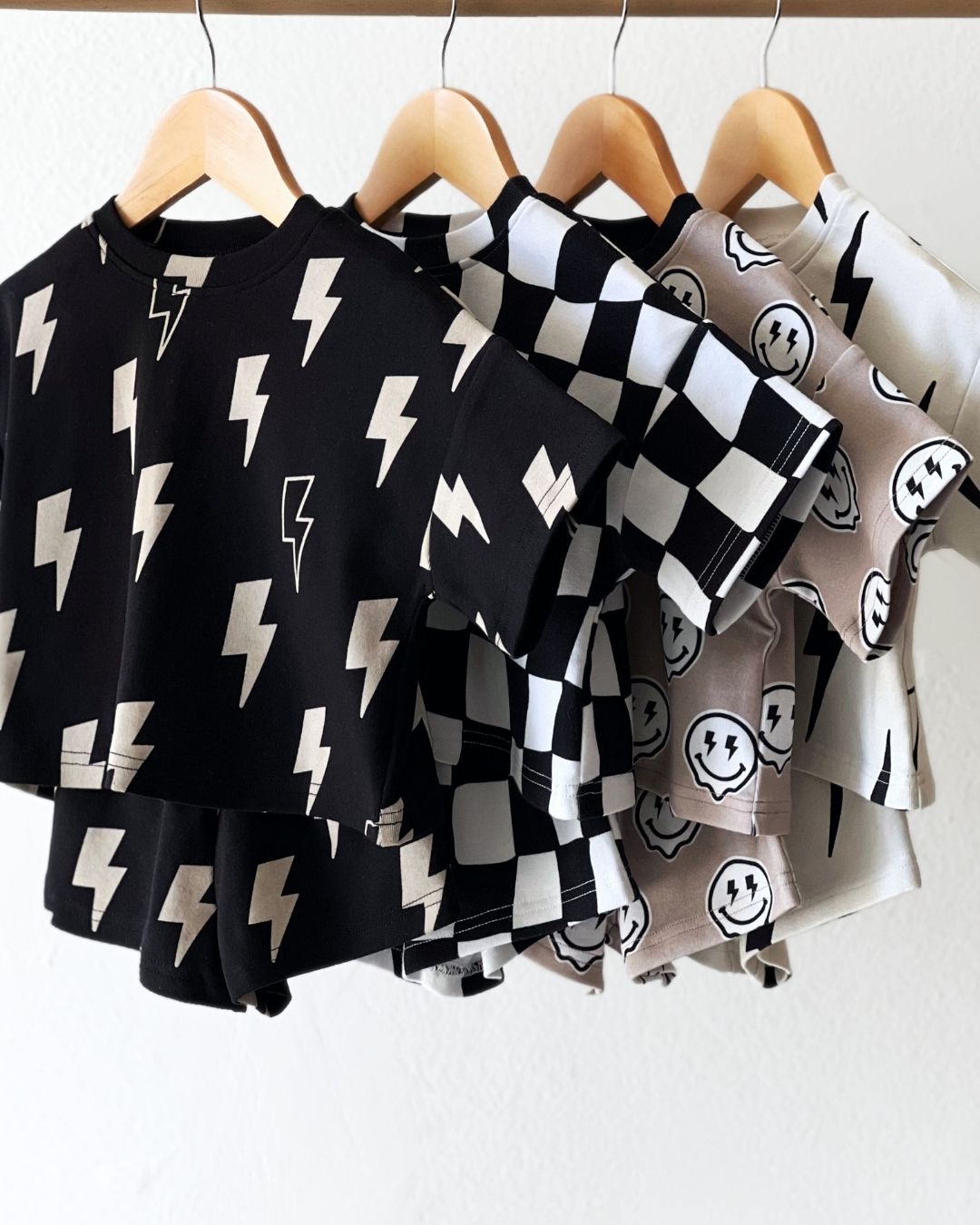 Shorts Set | Black Bolts - Mack & Harvie