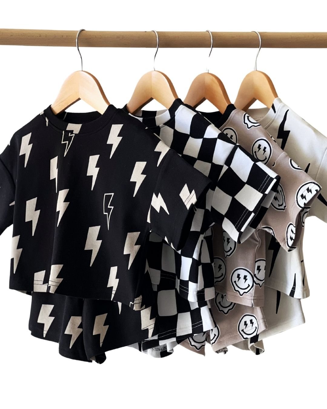 Shorts Set | Black Bolts - Mack & Harvie