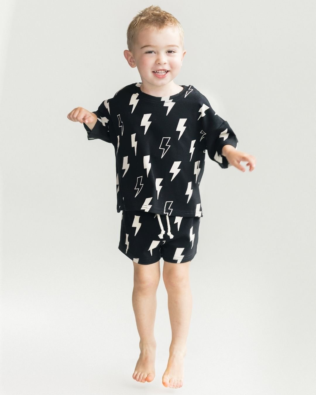 Shorts Set | Black Bolts - Mack & Harvie