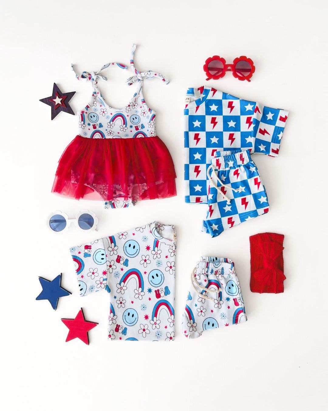 Shorts Set | Little Miss USA - Mack & Harvie