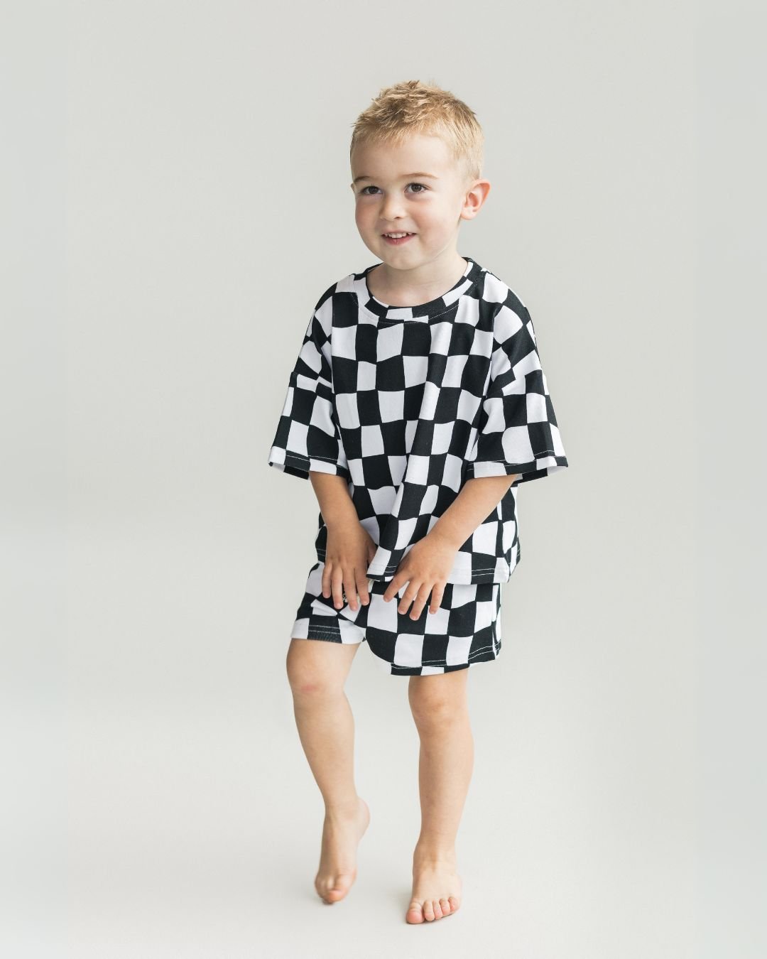 Shorts Set | Wavy Checkered - Mack & Harvie