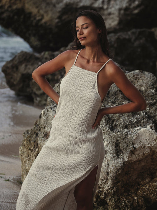 Siesta Dress - Oatmeal - Mack & Harvie