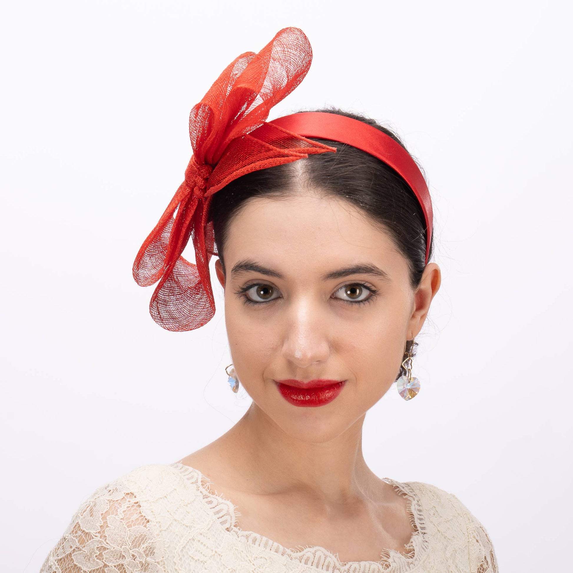 Sinamay Double Bow Fascinator - Mack & Harvie