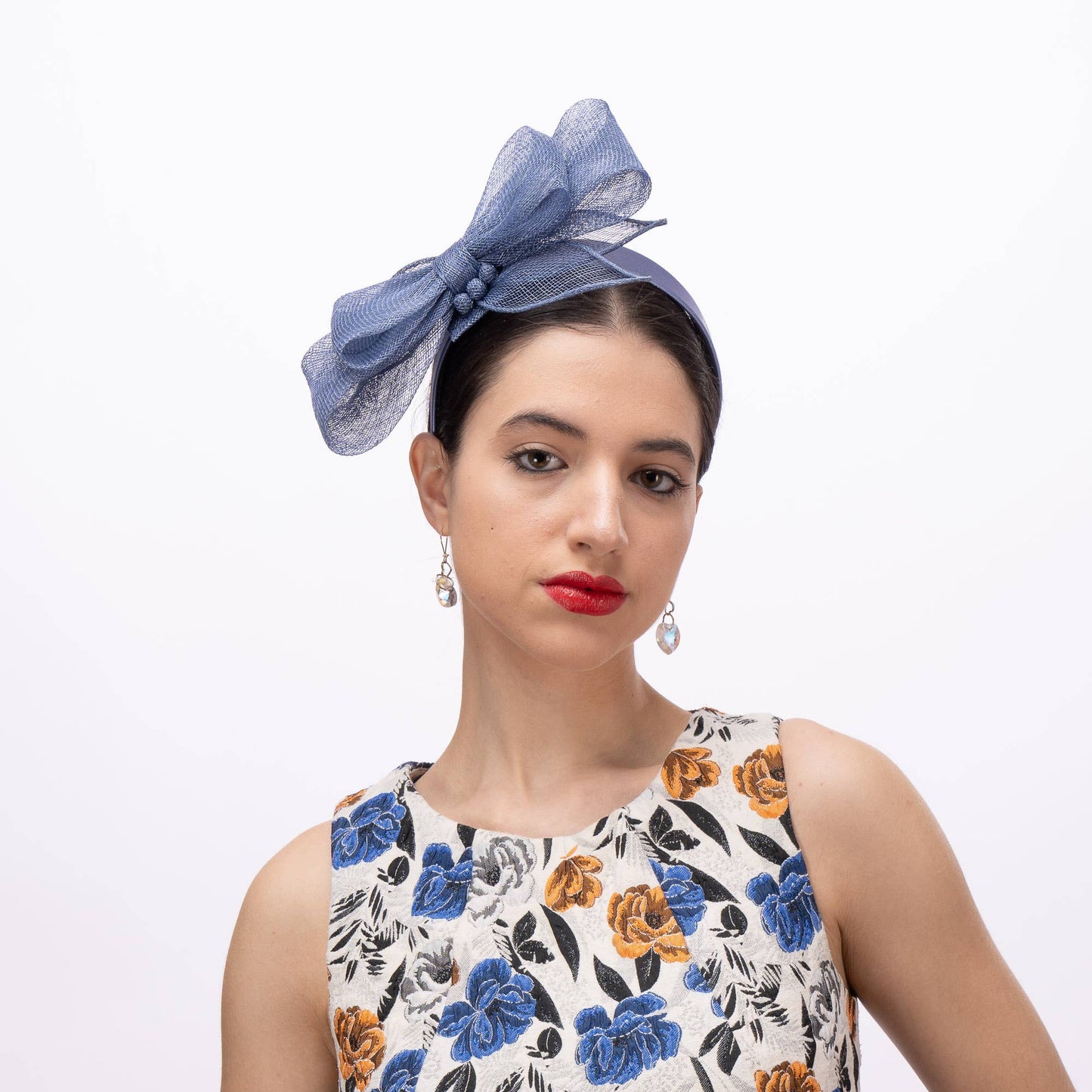 Sinamay Double Bow Fascinator - Mack & Harvie