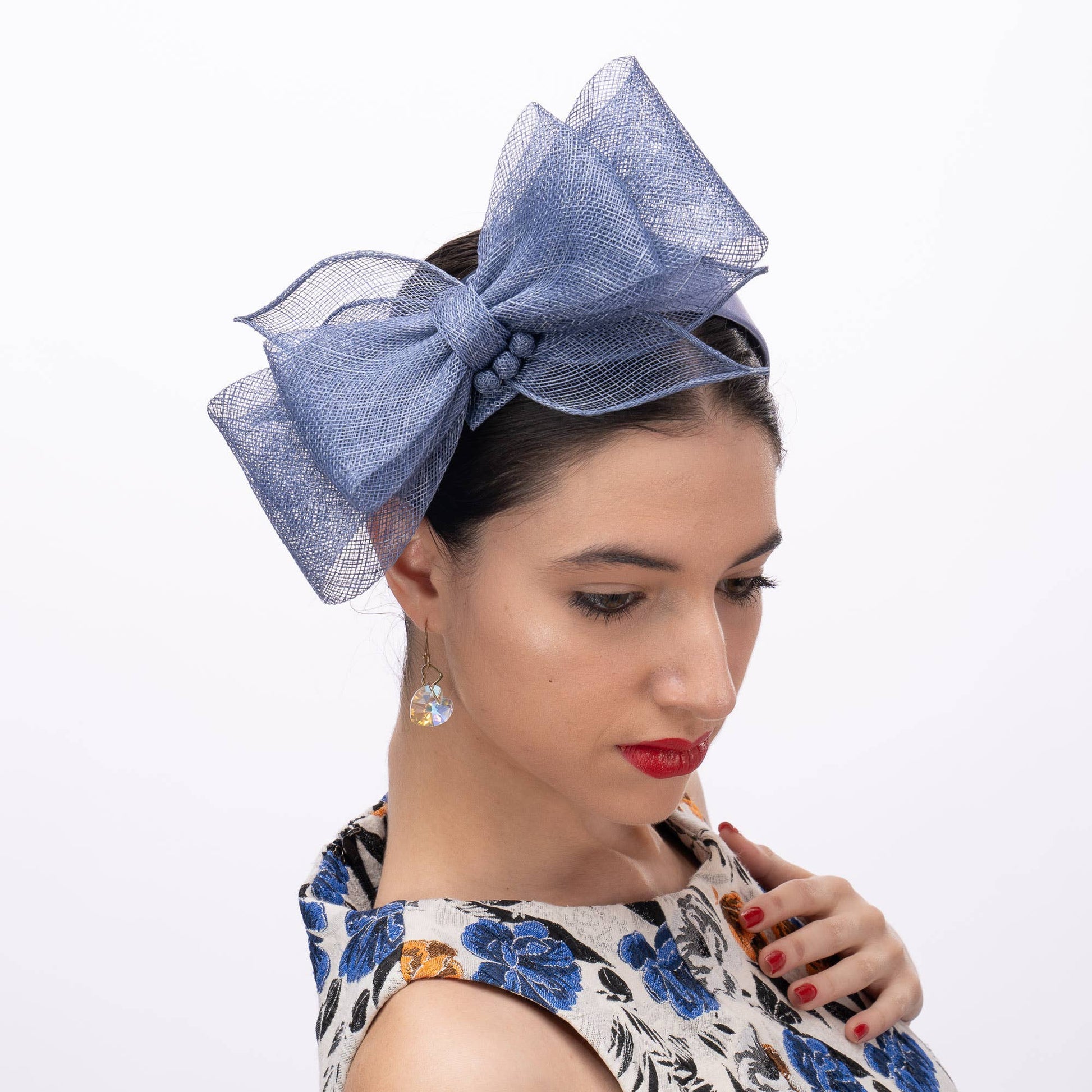 Sinamay Double Bow Fascinator - Mack & Harvie