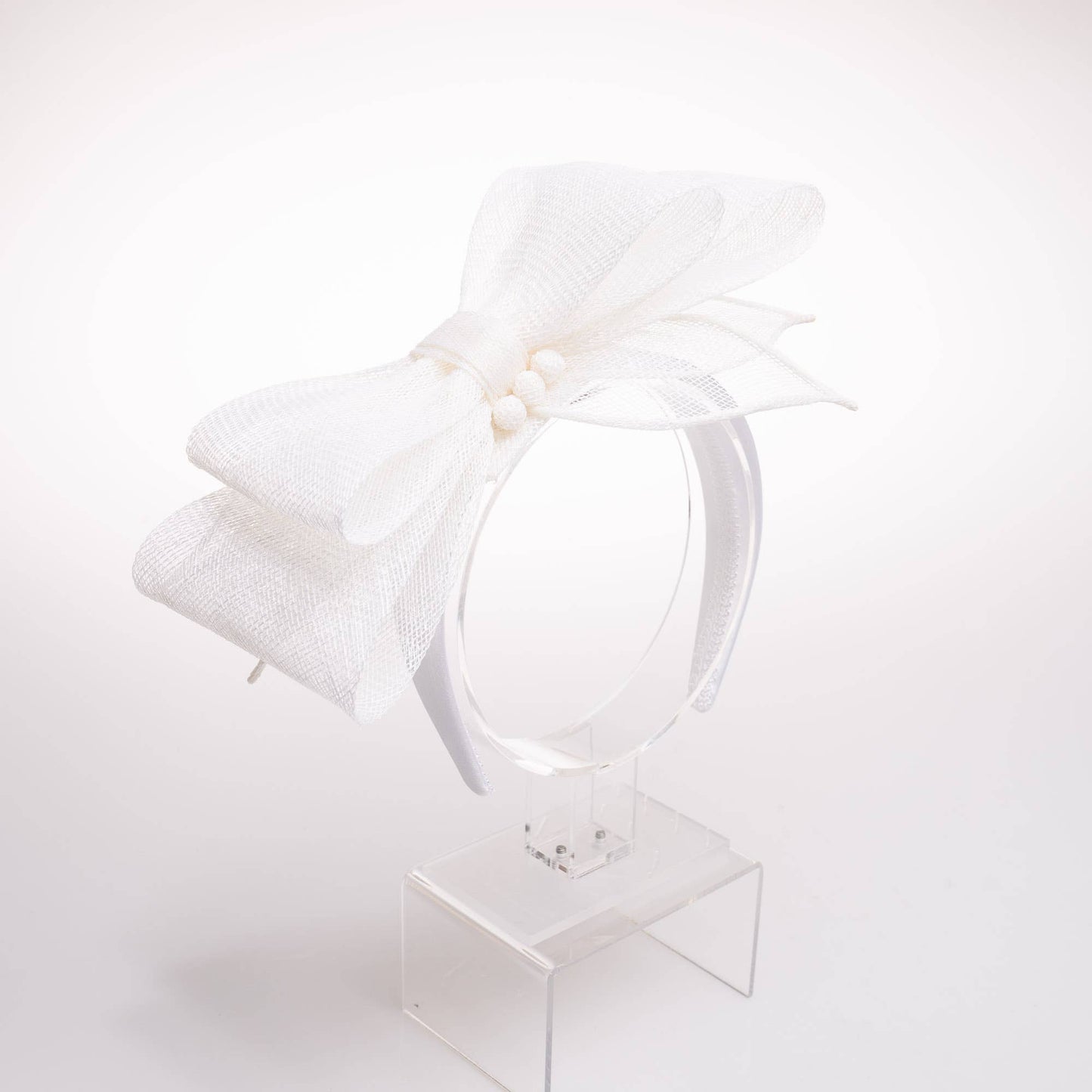 Sinamay Double Bow Fascinator - Mack & Harvie