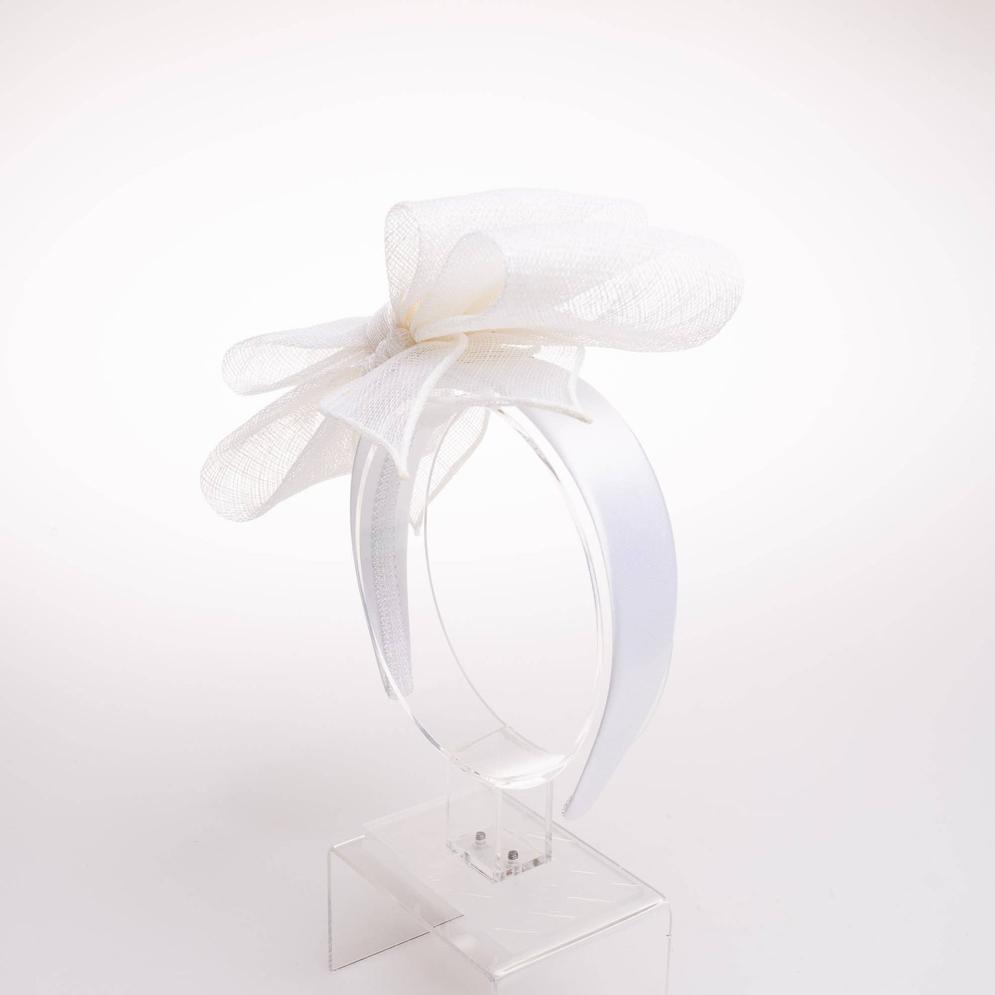 Sinamay Double Bow Fascinator - Mack & Harvie