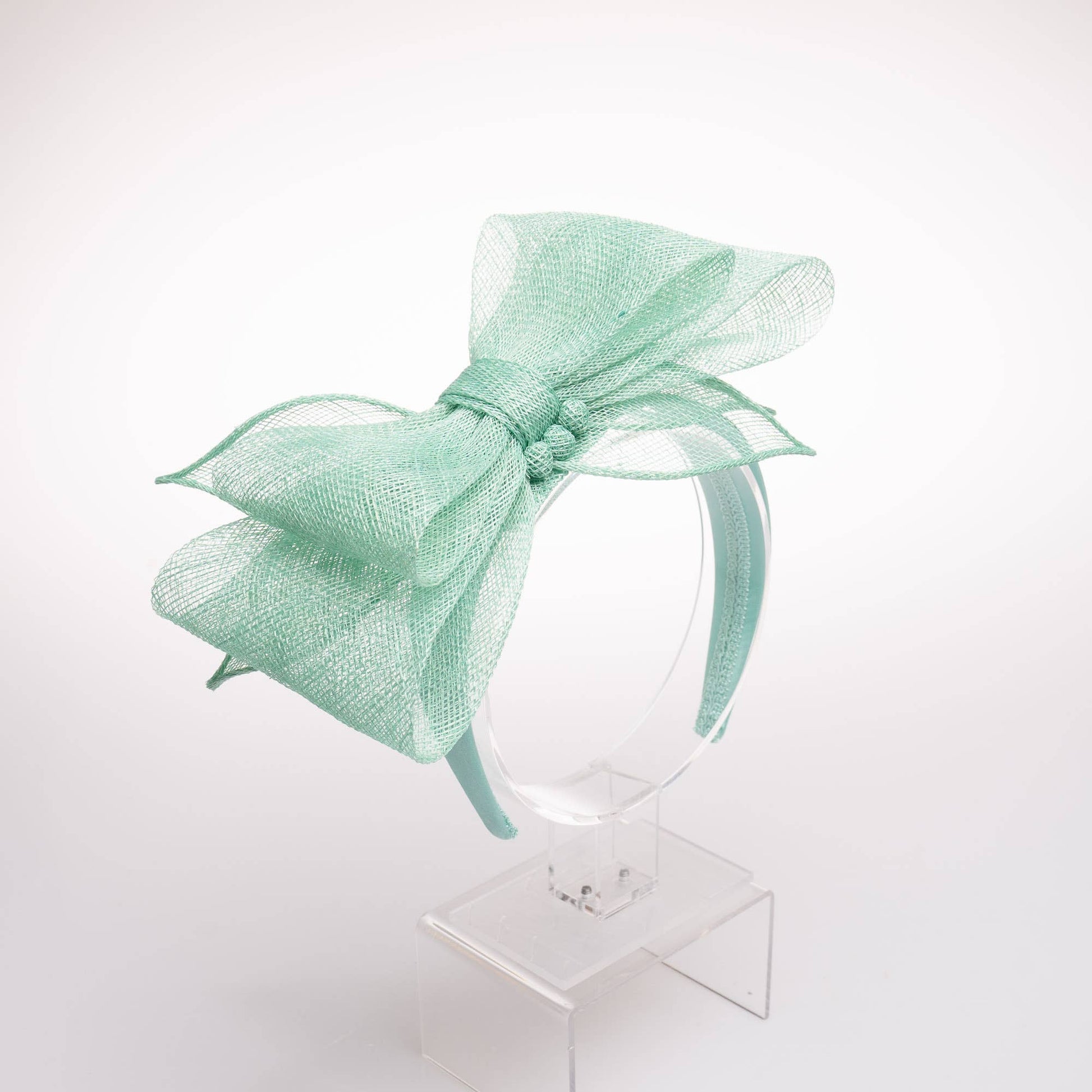 Sinamay Double Bow Fascinator - Mack & Harvie