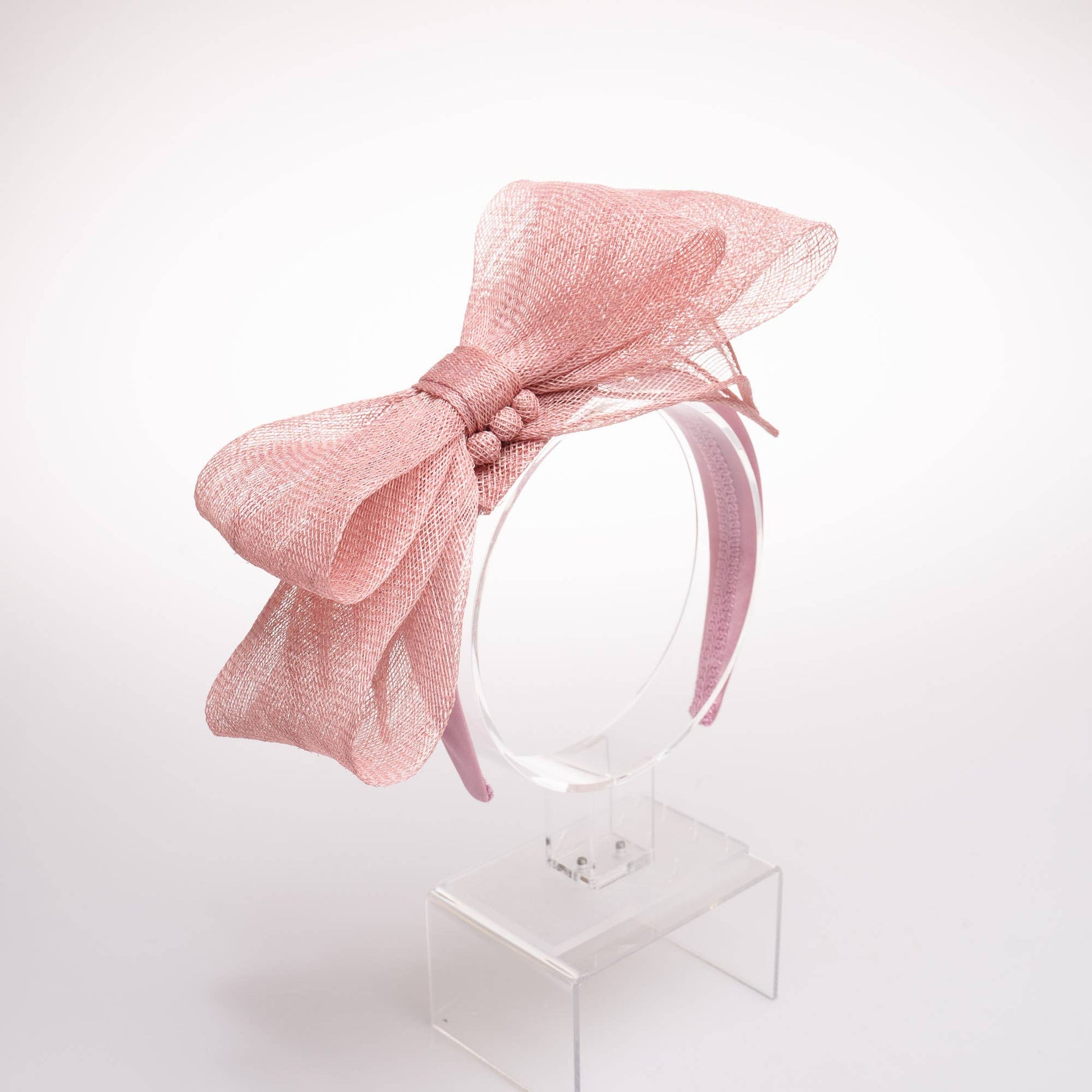 Sinamay Double Bow Fascinator - Mack & Harvie