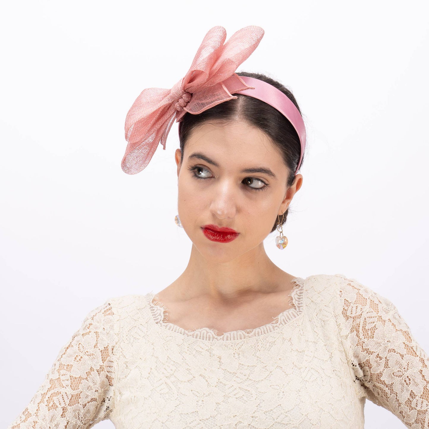 Sinamay Double Bow Fascinator - Mack & Harvie