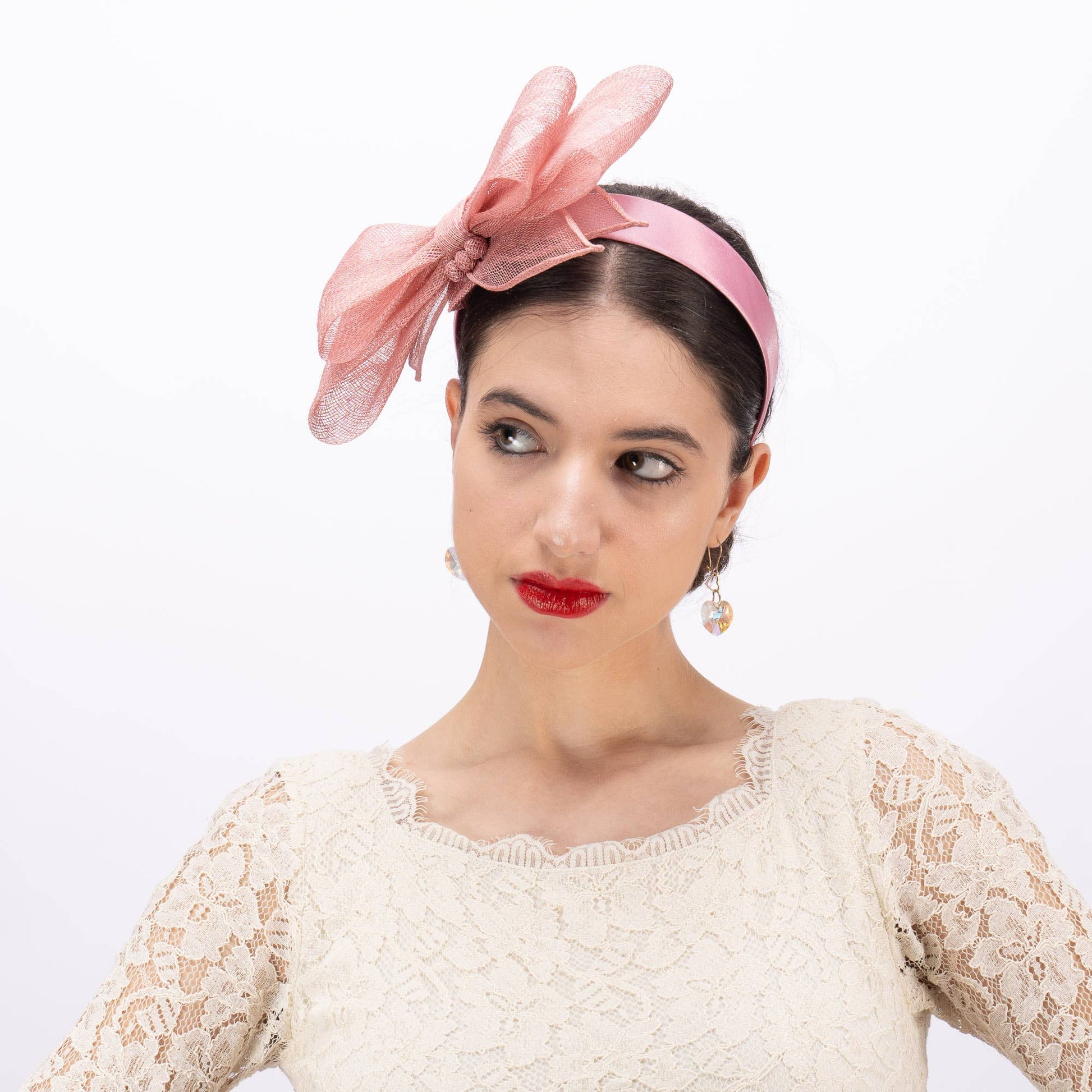 Sinamay Double Bow Fascinator - Mack & Harvie