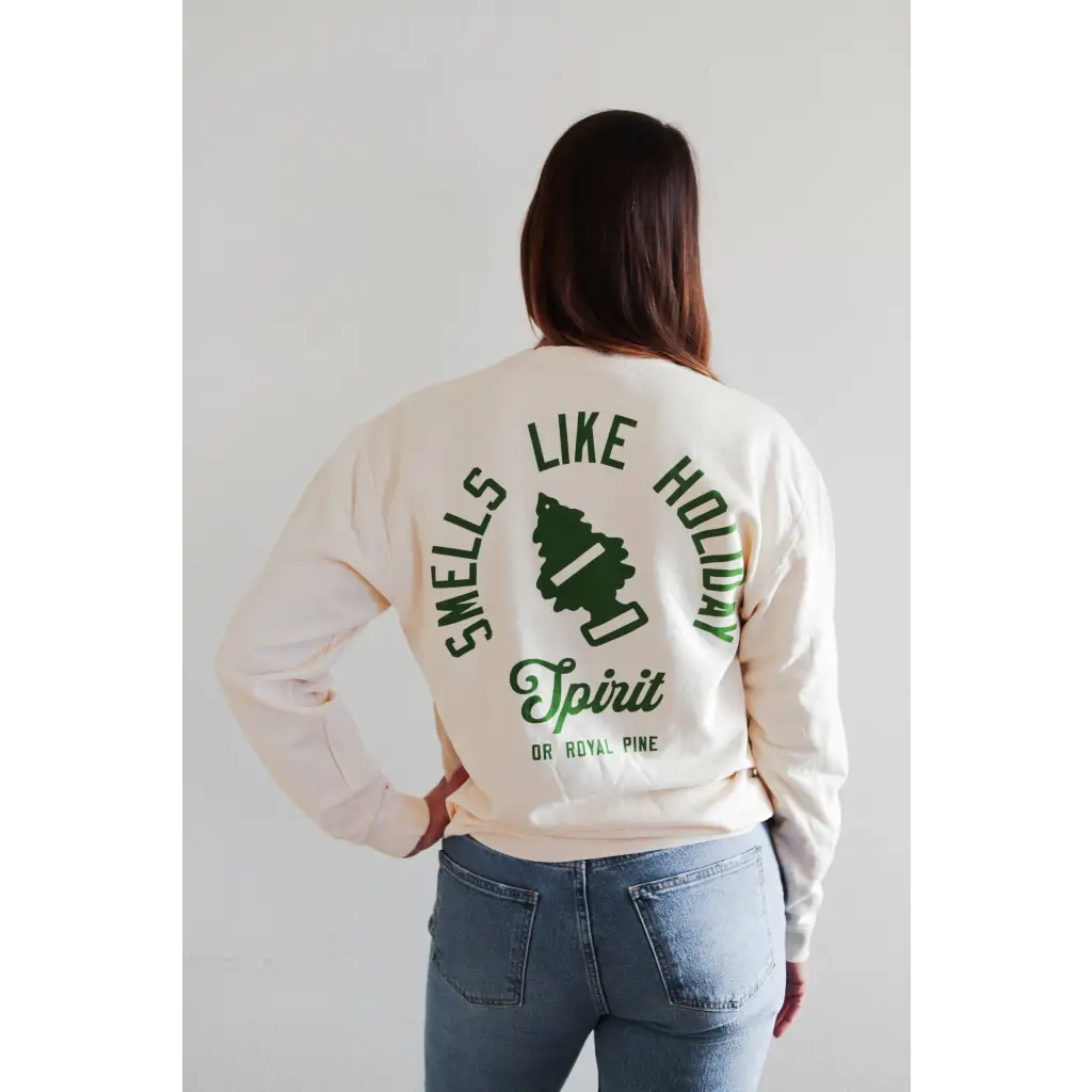 Holiday Spirit Pullover - Festive Lightweight Sweatshirt