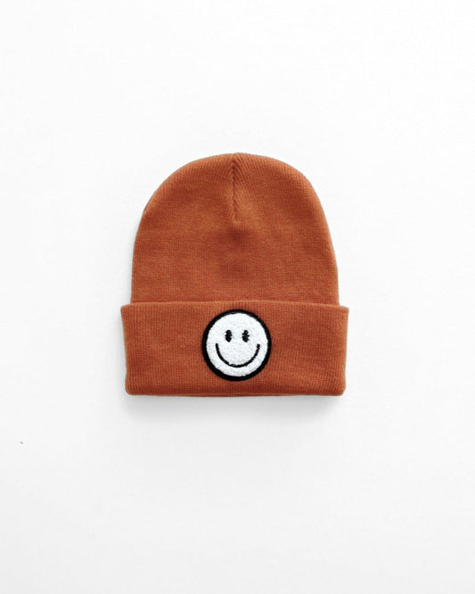Smiley Beanie | Rust - Mack & Harvie