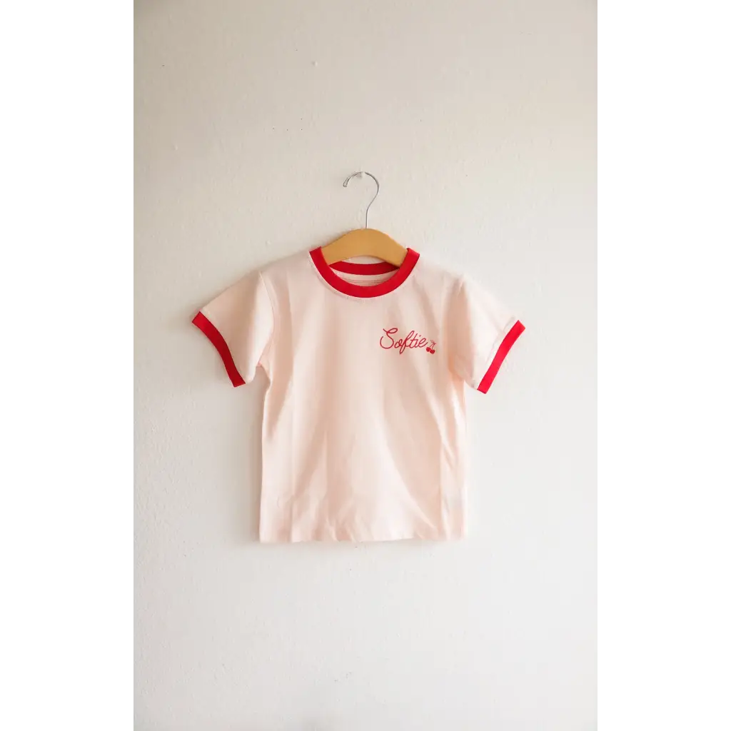 Soft Girls Club Ringer Tee for Kids