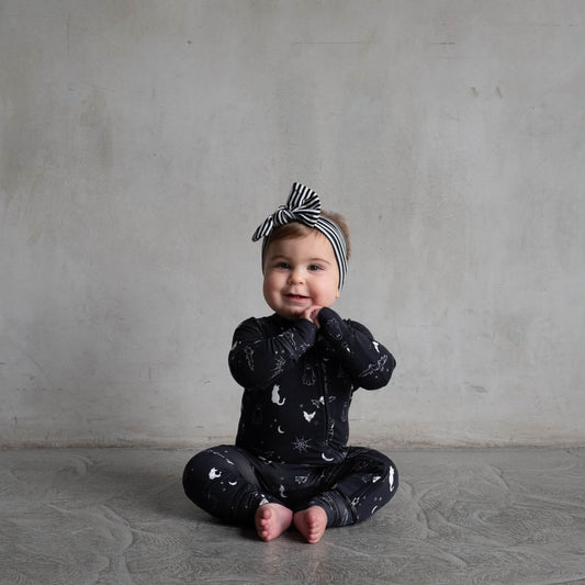 *PRE-ORDER 9/29* Spooky | Bamboo Zip Romper