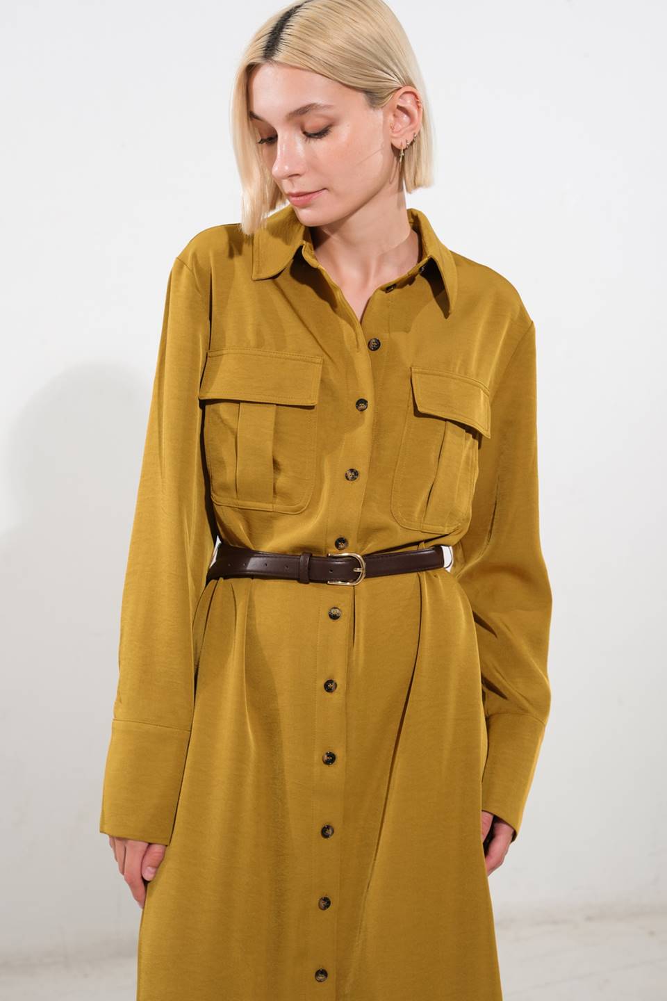 STATE OF BLISS WOVEN MIDI DRESS - Mack & Harvie
