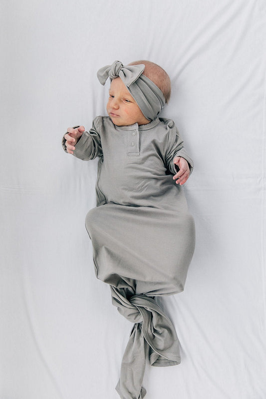 Stone Bamboo Knot Gown - Mack & Harvie