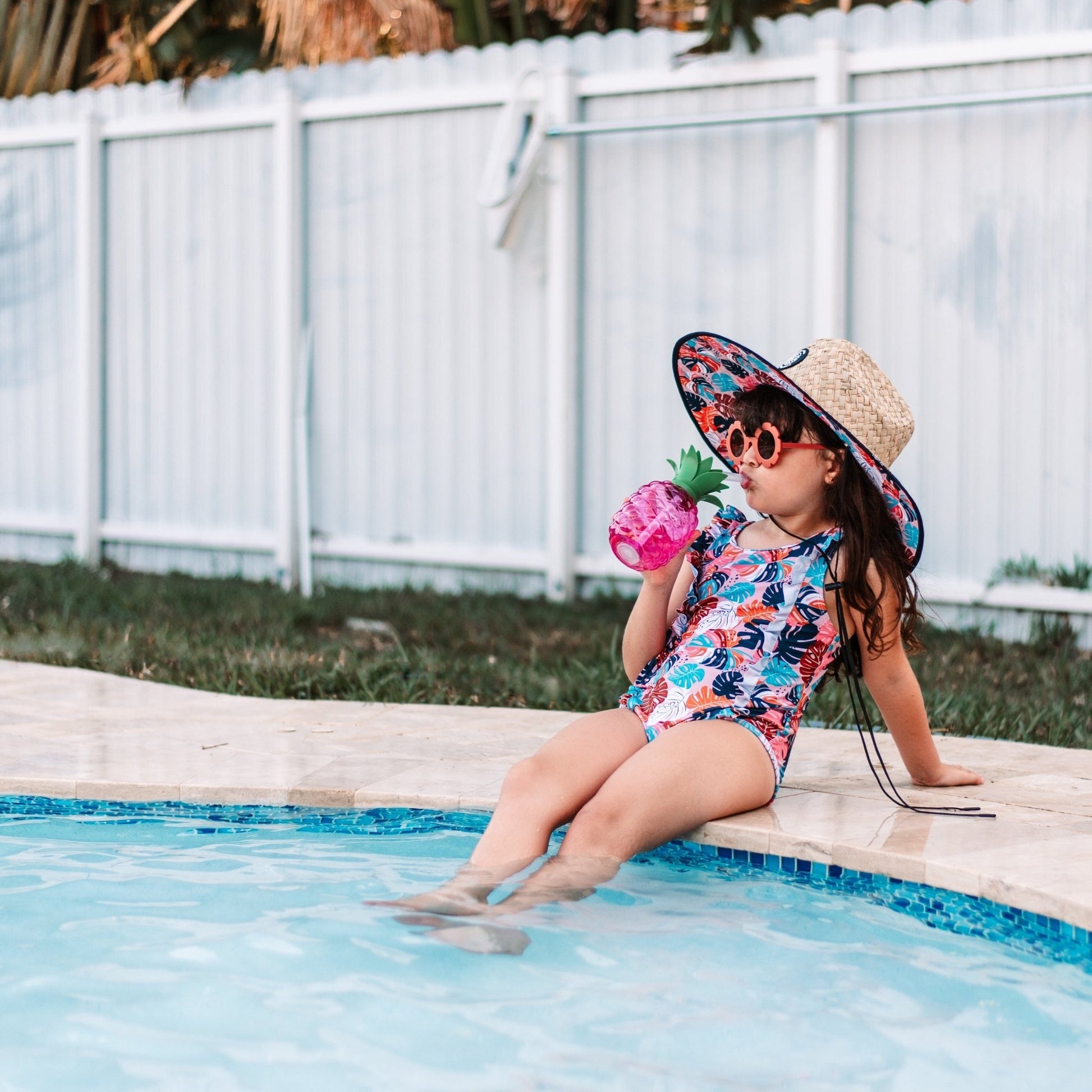 Straw Hat - Monstera - Mack & Harvie