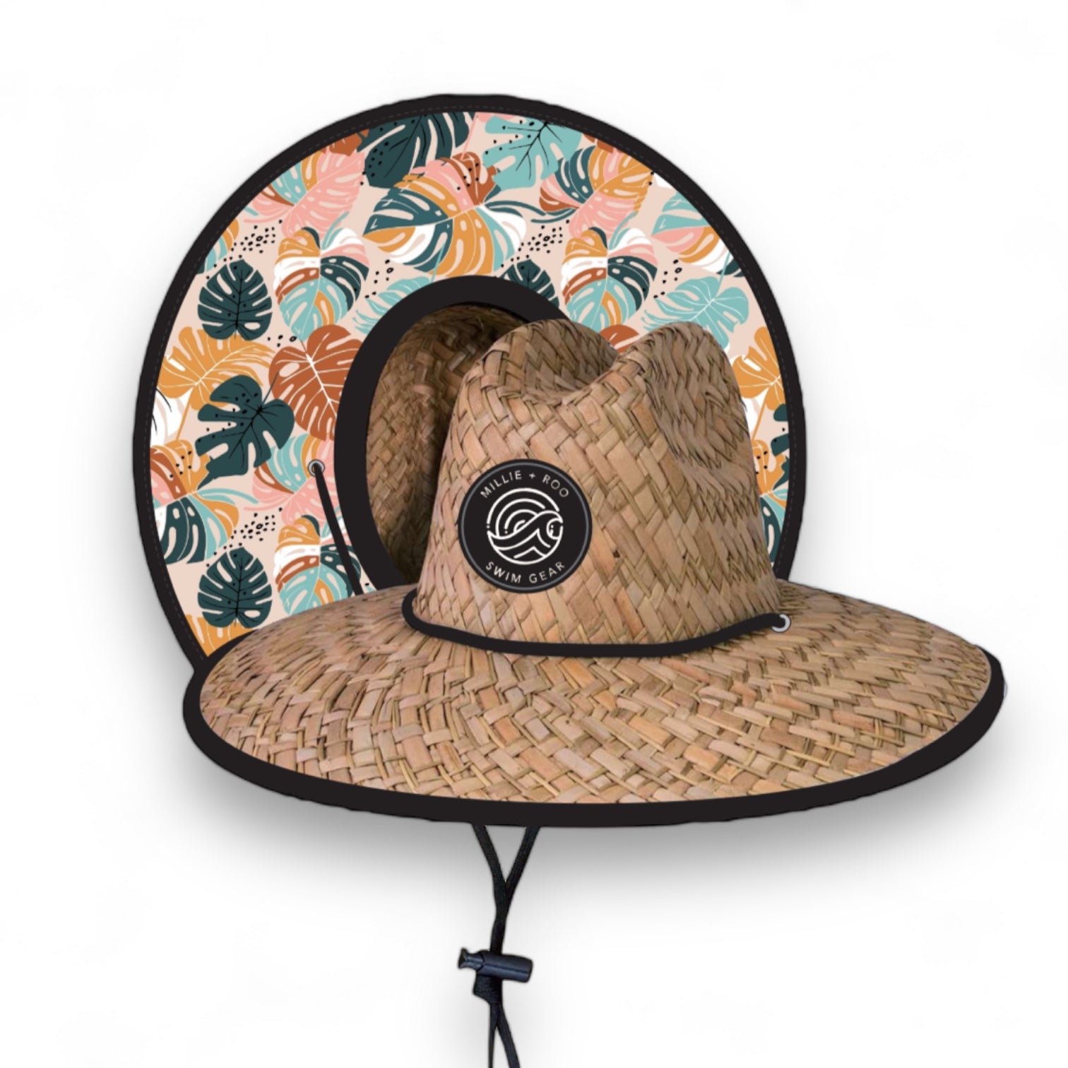 Straw Hat - Monstera - Mack & Harvie