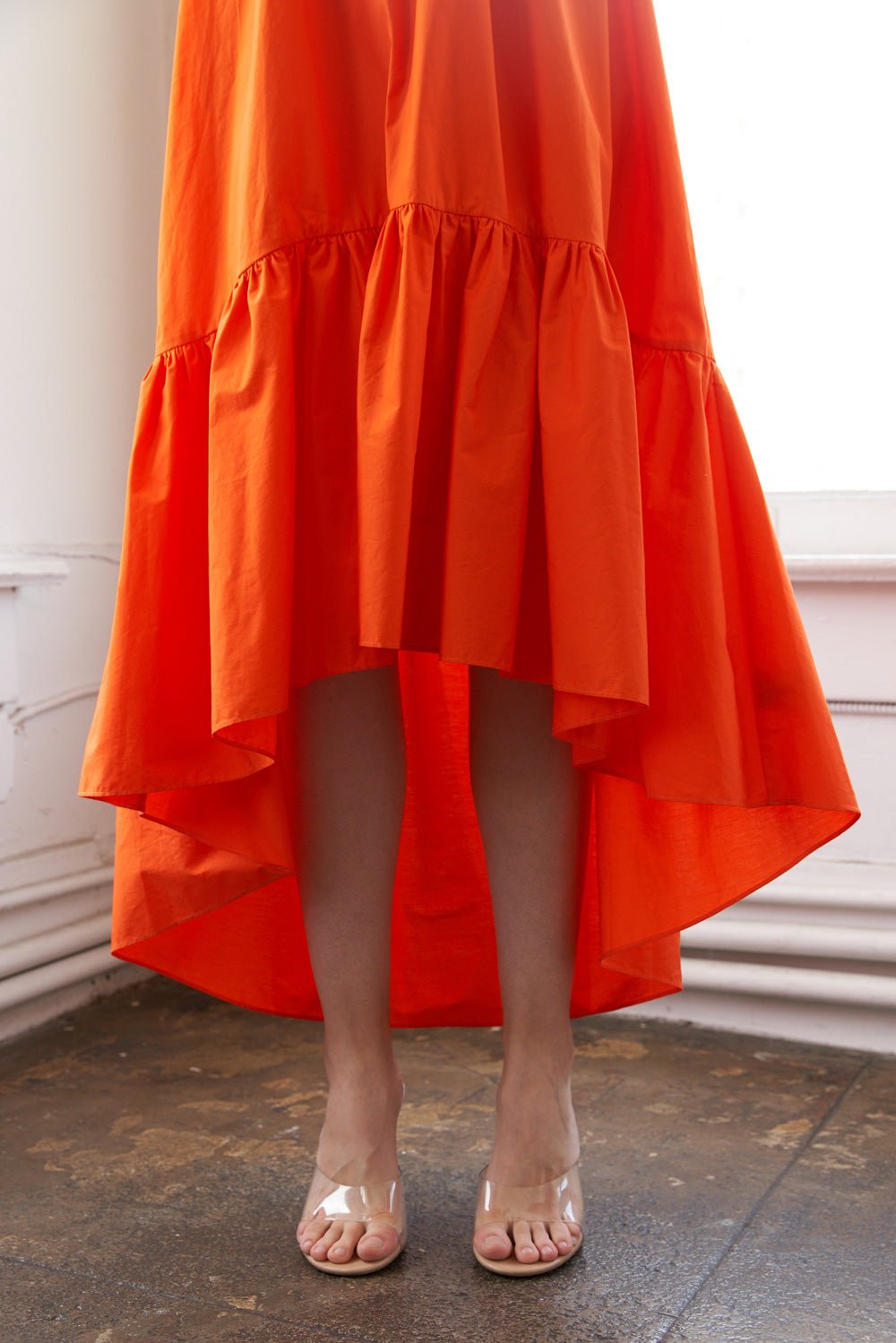SUNBEAM SPLENDOR WOVEN MIDI DRESS - Mack & Harvie