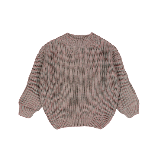 The Chunky Knit Sweater - Taupe