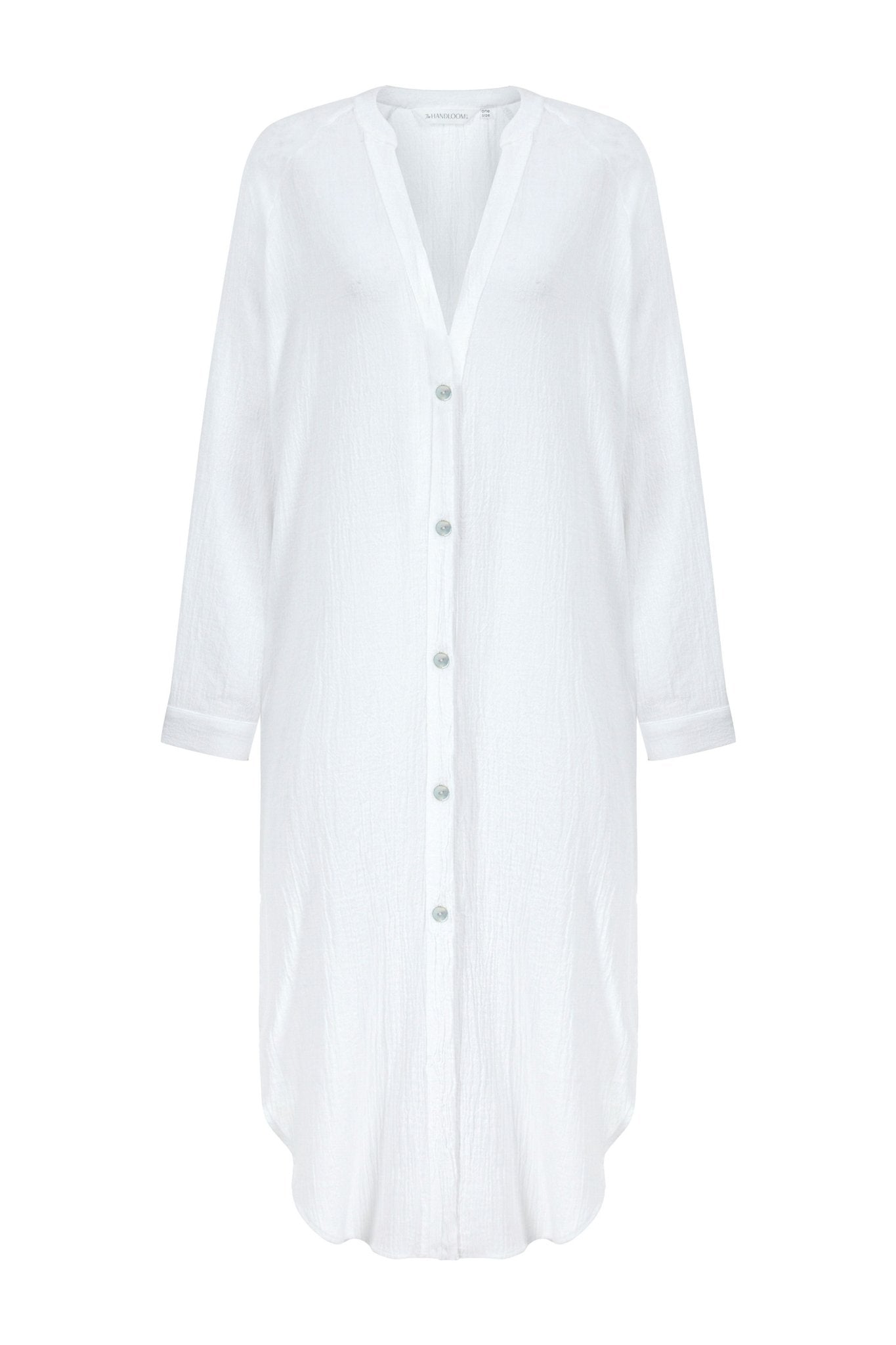 Terra Shirt Dress - White