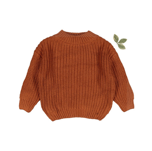 The Chunky Knit Sweater - Caramel - Mack & Harvie