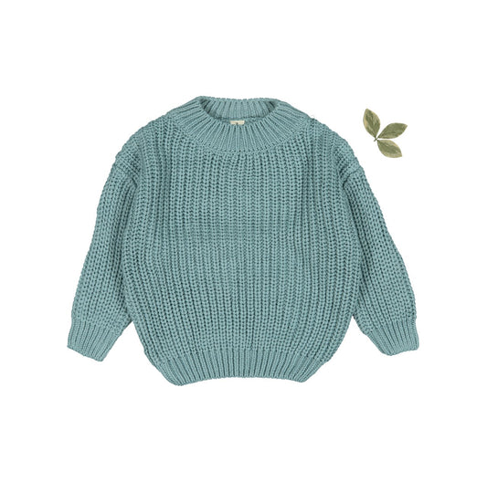 The Chunky Knit Sweater - Ocean - Mack & Harvie