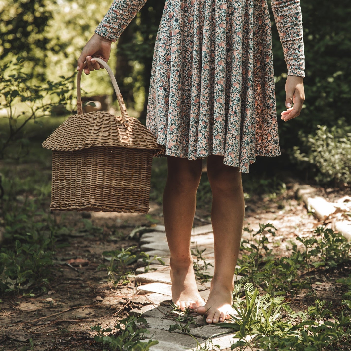 The Printed Long Sleeve Dress - Autumn Floral - Mack & Harvie