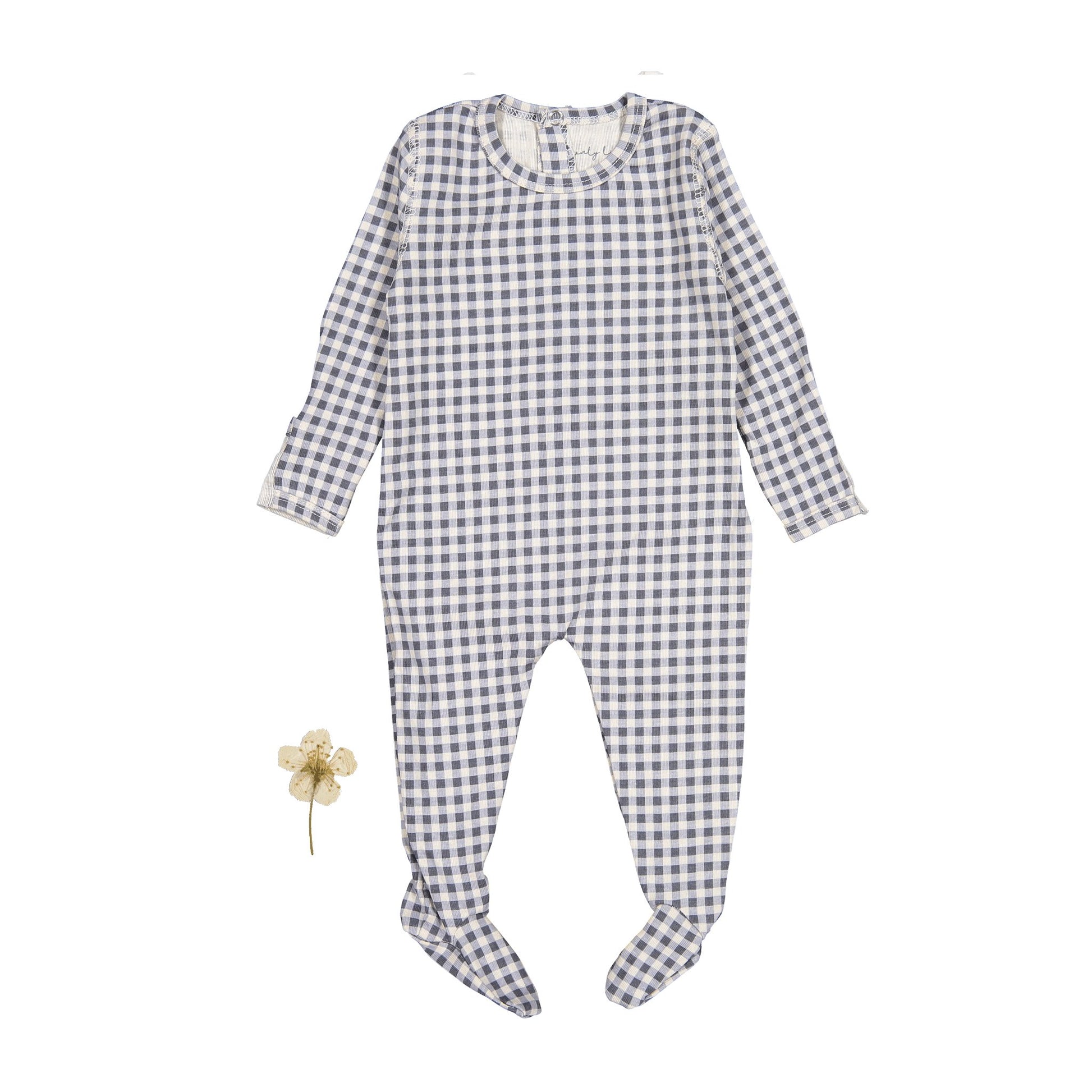 The Printed Romper - Steel Gingham - Mack & Harvie
