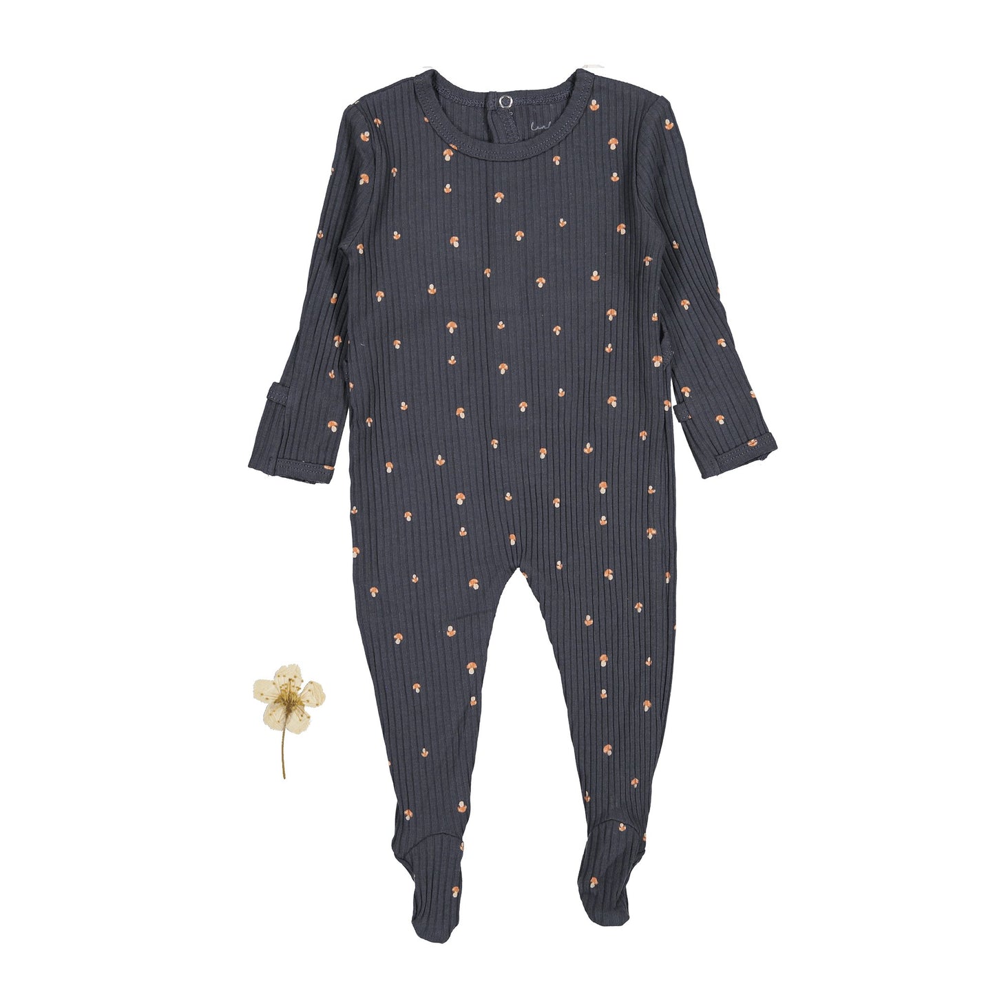 The Printed Romper - Steel Mushroom - Mack & Harvie