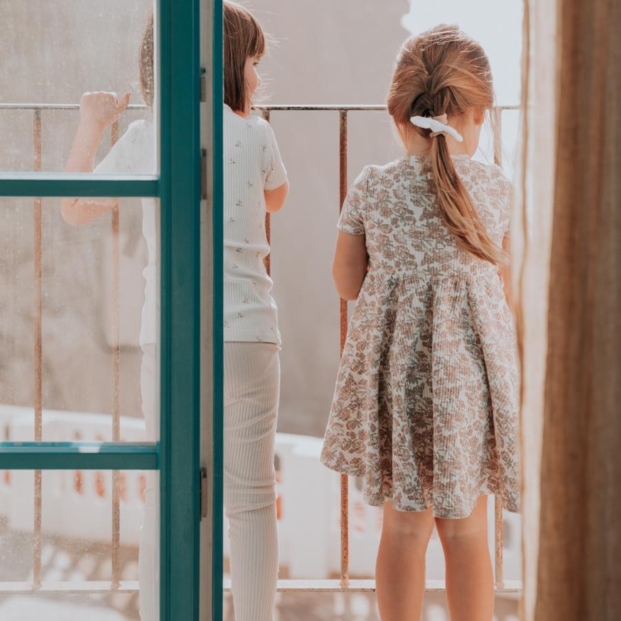 The Printed Short Sleeve Dress - Delilah - Mack & Harvie