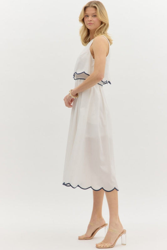 The Scalloped Society Dress