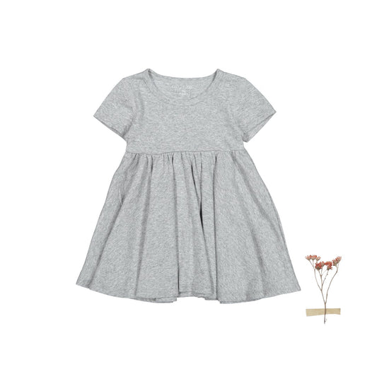 The Short Sleeve Dress - Heather - Mack & Harvie