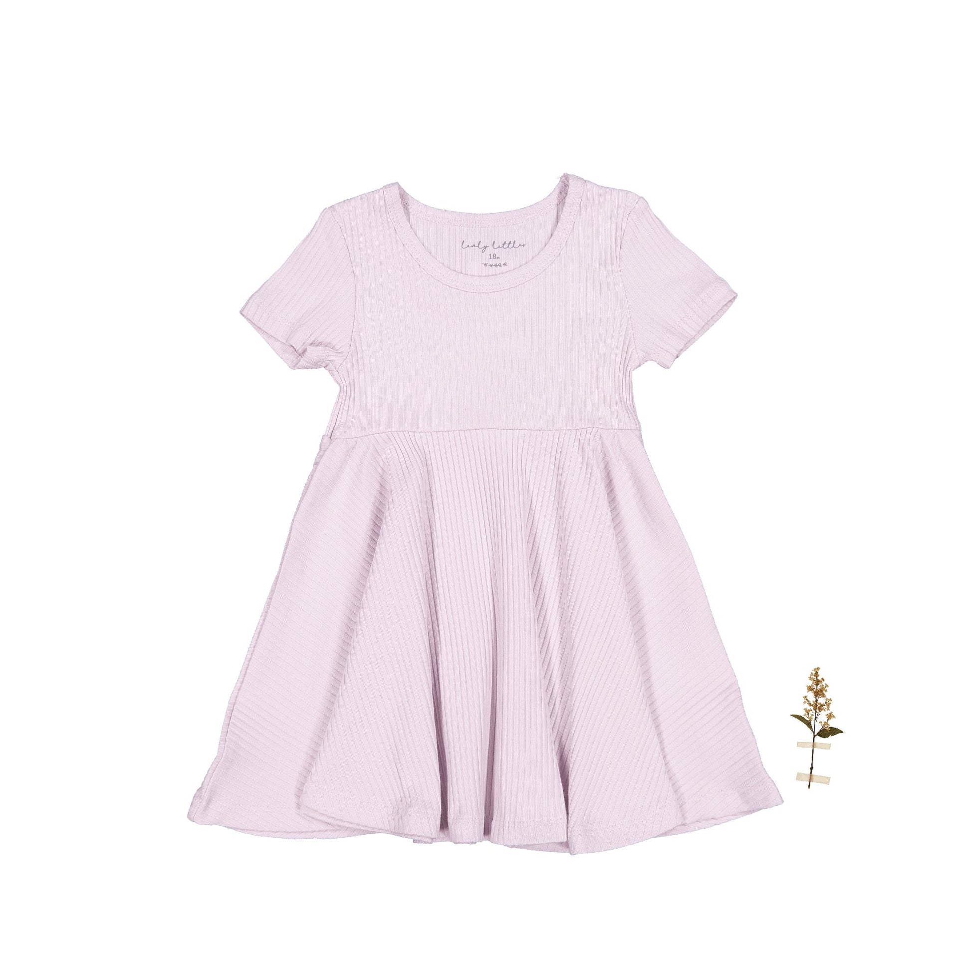The Short Sleeve Dress - Lilac - Mack & Harvie