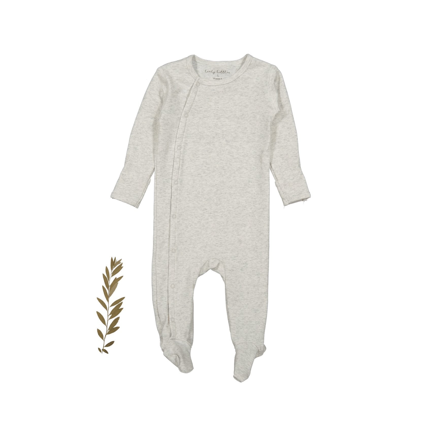 The Snap Romper - Oatmeal - Mack & Harvie