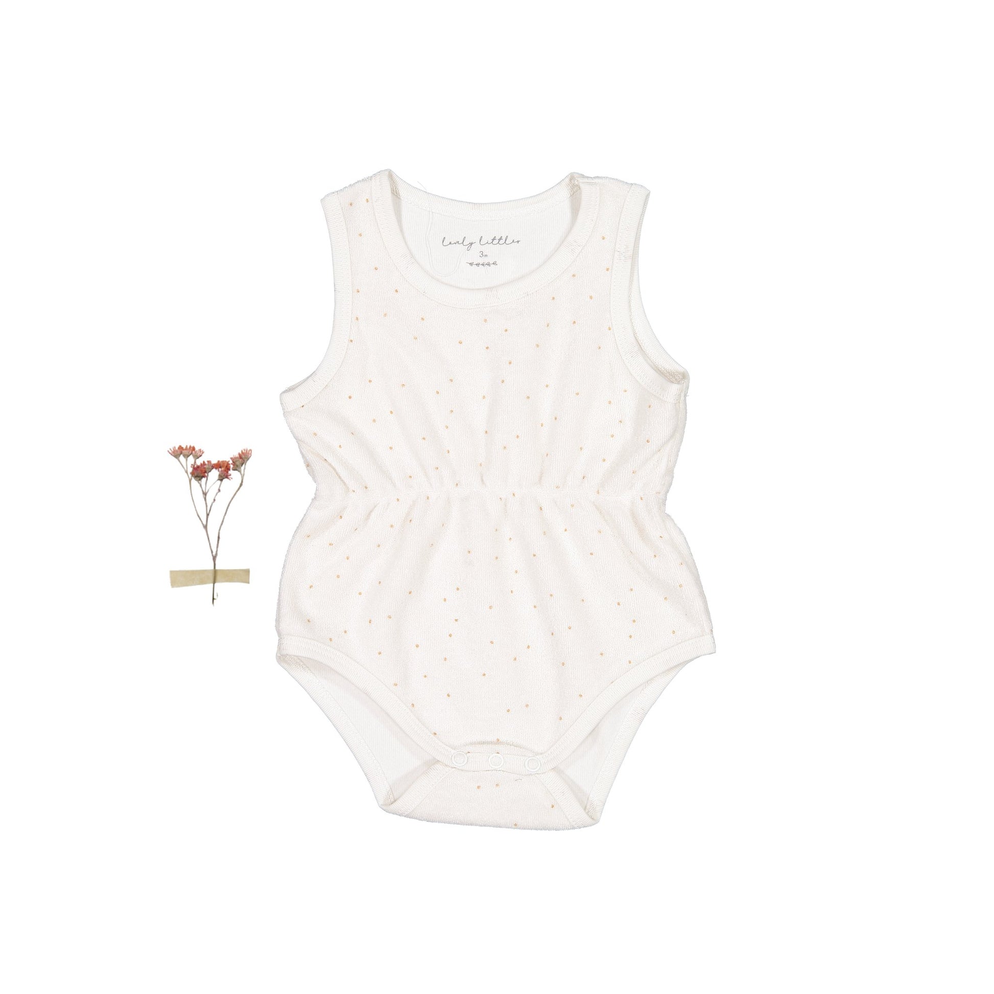 The Terry Romper - Pearl Dot - Mack & Harvie