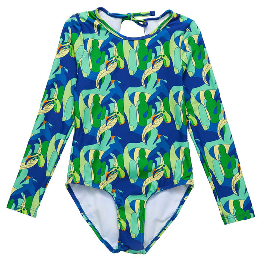 Toucan Jungle Sustainable Keyhole Surf Suit - Mack & Harvie