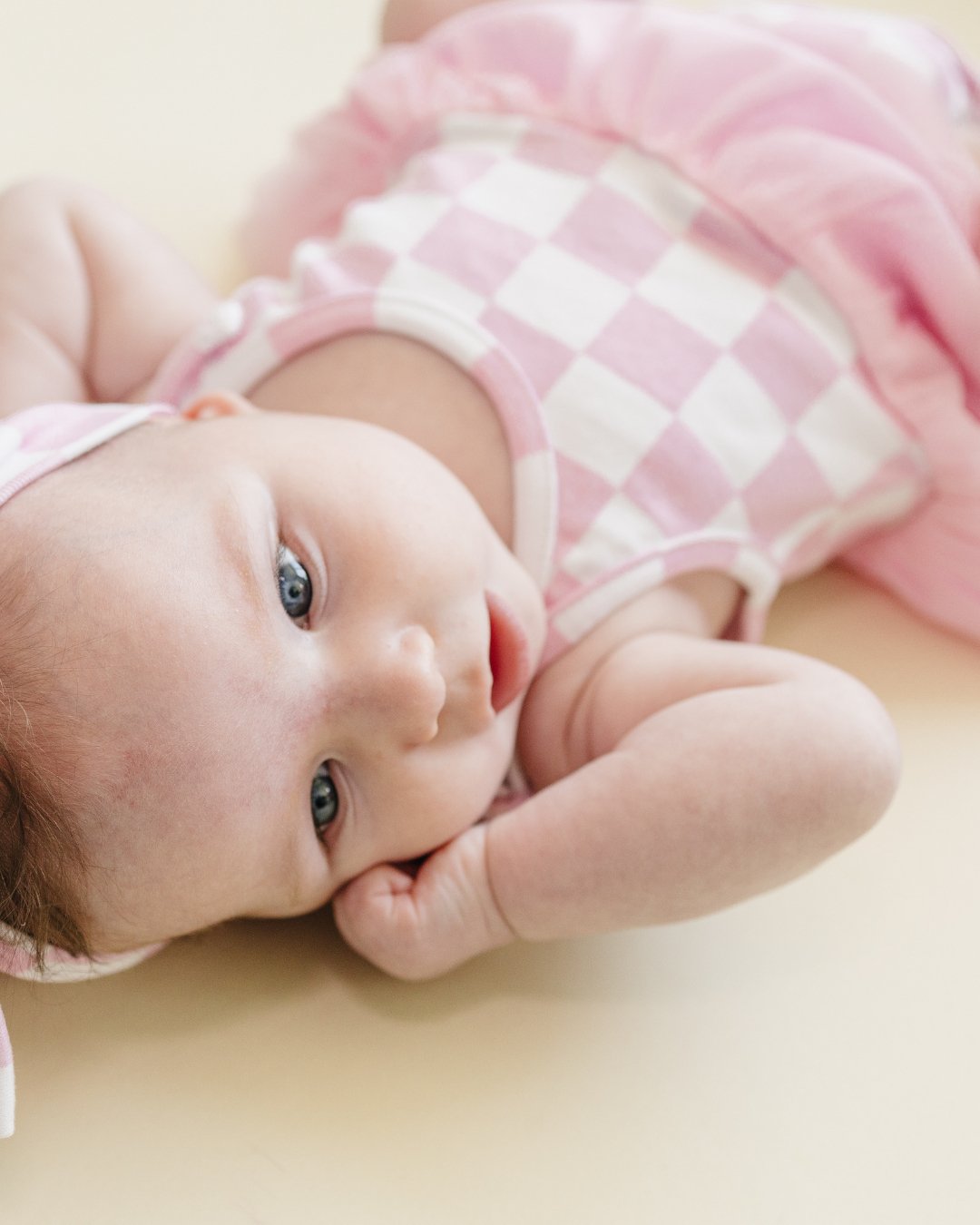 Tutu Romper | Checkered Pink - Mack & Harvie