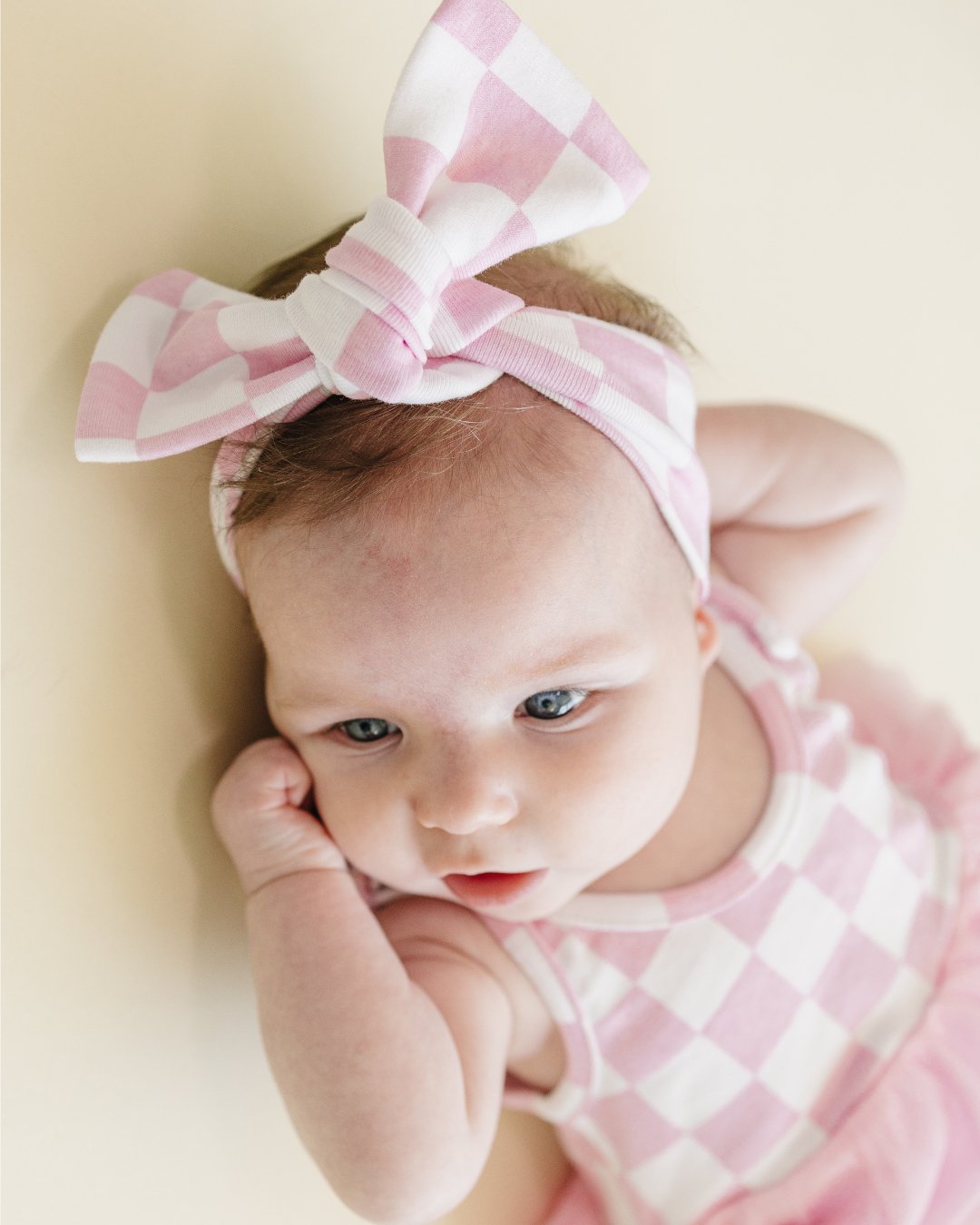 Tutu Romper | Checkered Pink - Mack & Harvie